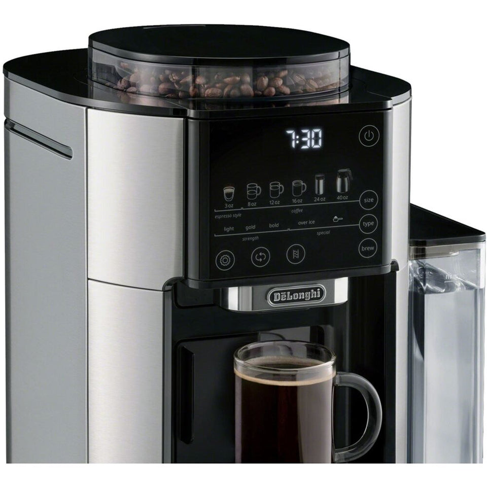 De'Longhi TrueBrew Automatic Coffee Maker with Bean Extract Technology with Thermal Carafe (CAM51035M)