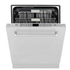 ZLINE 24-Inch Monument Series 3rd Rack Top Touch Control Dishwasher in Stainless Steel with Stainless Steel Tub, 45dBa (DWMT-304-24)