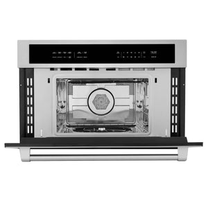 ZLINE 30-Inch Built-in 1.6 cu ft. Convection Microwave Oven in Stainless Steel with Speed and Sensor Cooking (MWO-30)